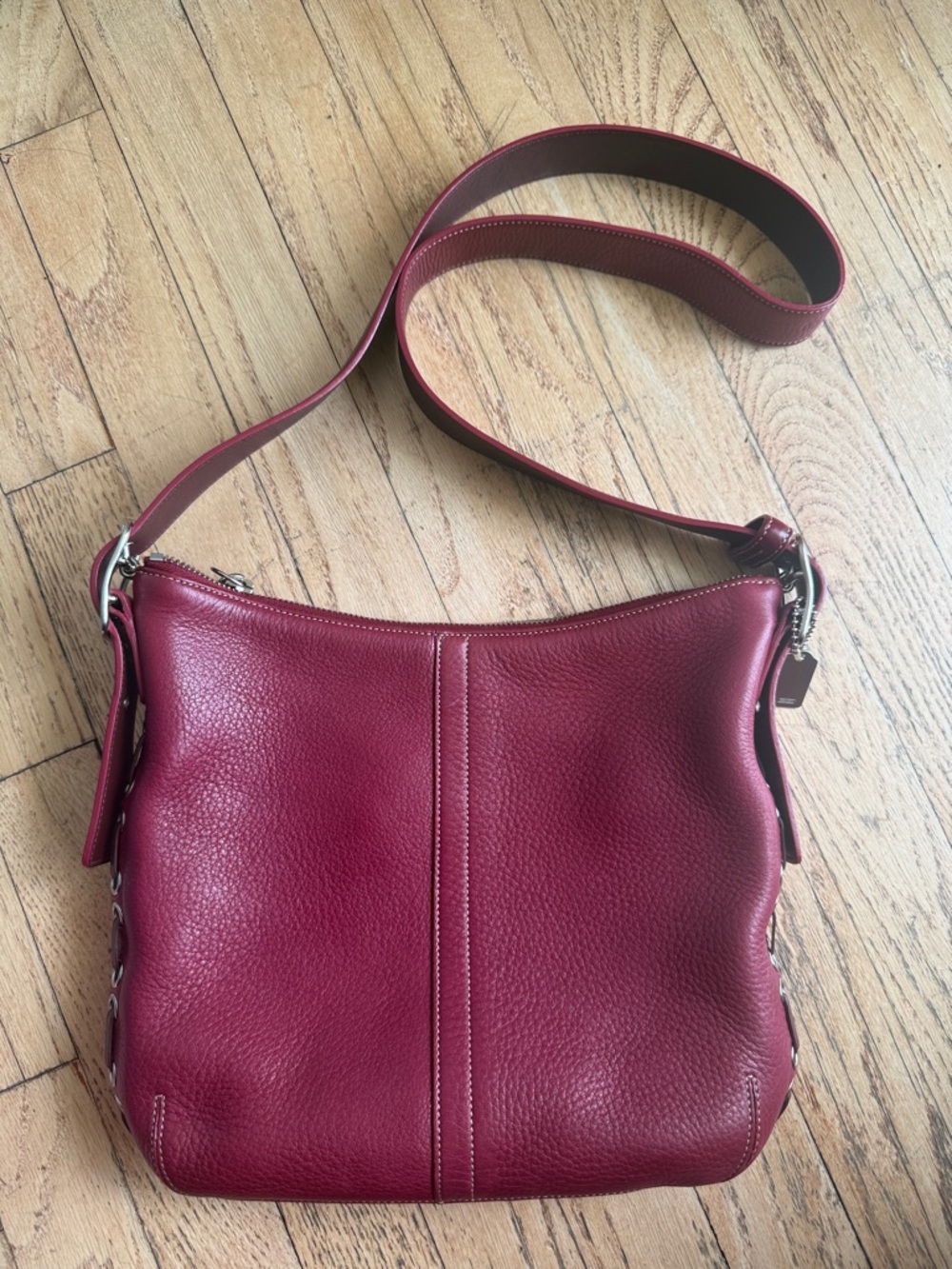 Coach Legacy Slim Duffle Shoulder Bag- Vintage '03 - Red #9326